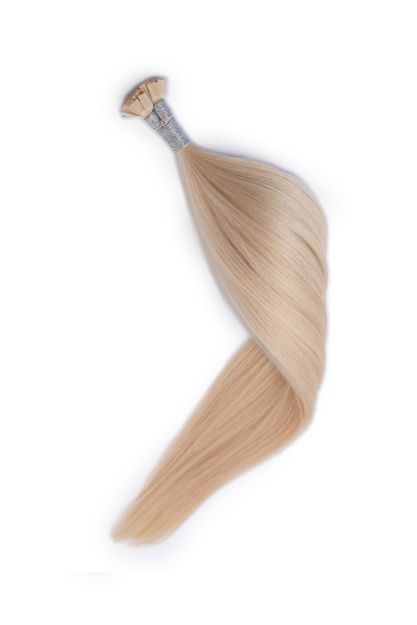 ash blonde k-tip extensions