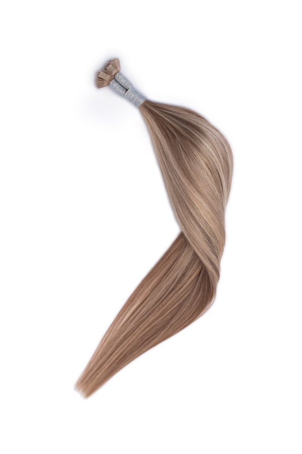 ginger blonde k-tip extensions